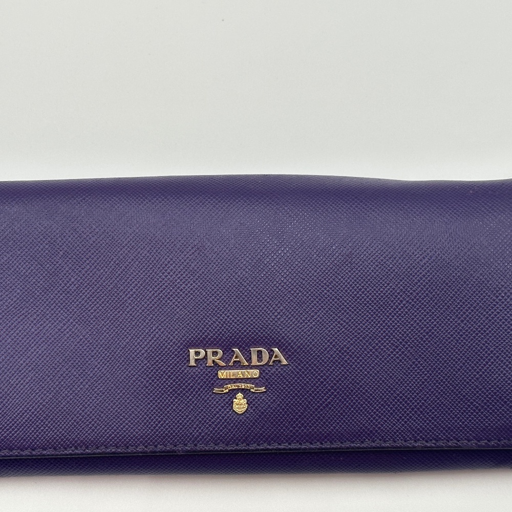 Vintage Prada Wallet - Purple